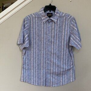 Cremieux Premium Denim Short Sleeve Shirt.